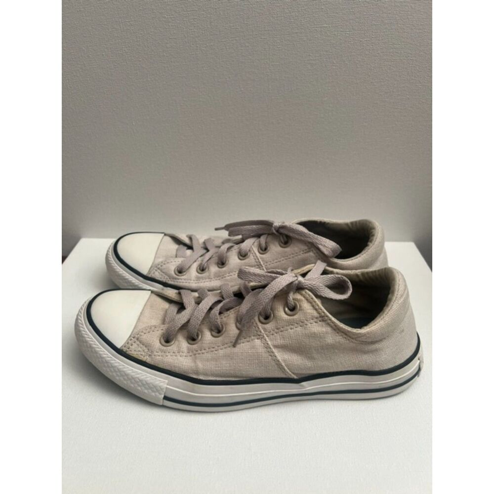 Converse Chuck Taylor All Star Madison Ox Women Canvas Low Top Sneakers Sz 9 Tan - Picture 4 of 8